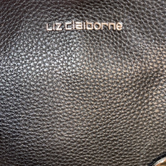 Liz Claiborne Black Purse. Center zip, very roomy. Never been used. - Picture 3 of 12